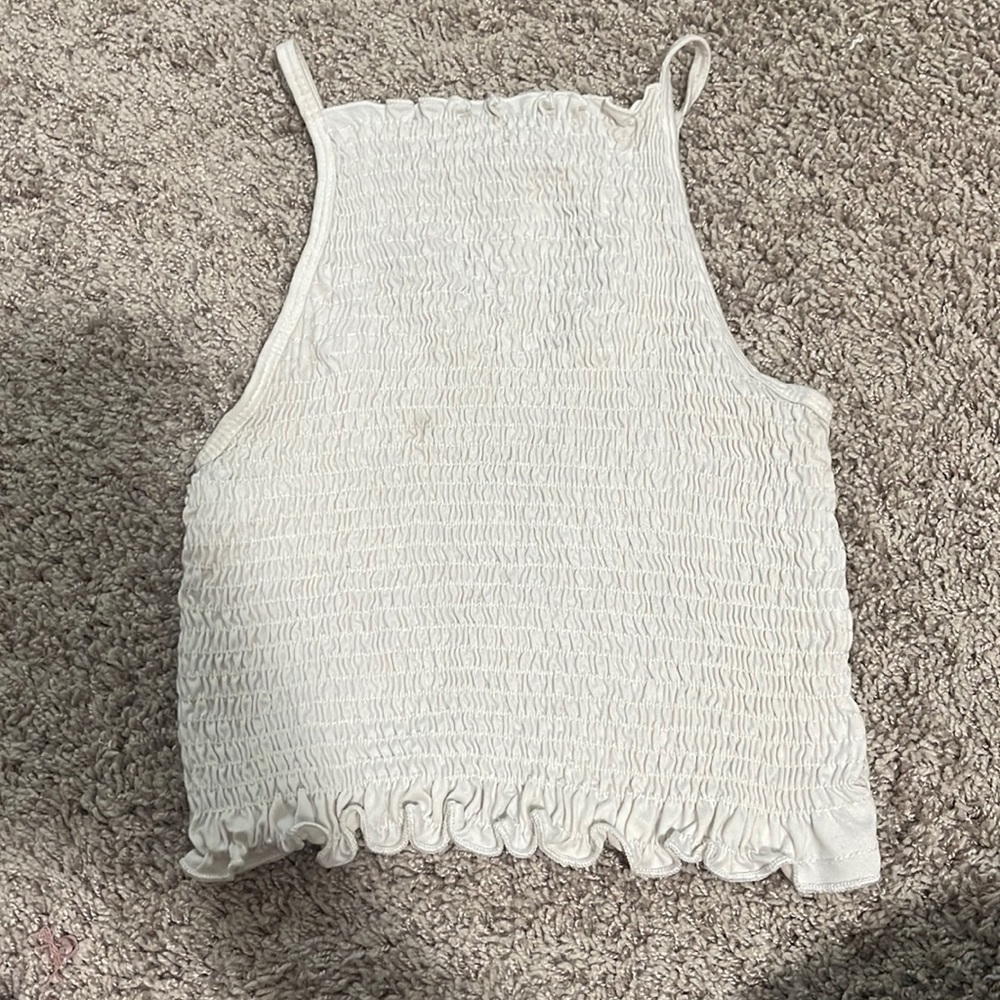 Gaze Ruffled Crop Top